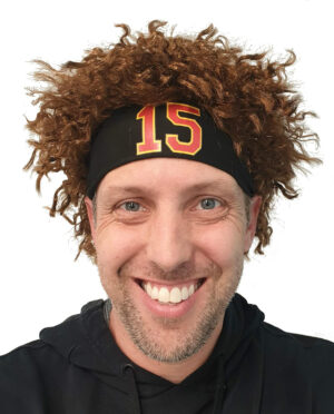 HandinHandCreations Headband Football Costume Party Wig One Size Fits All